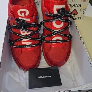 Dolce & Gabbana Red Sneakers